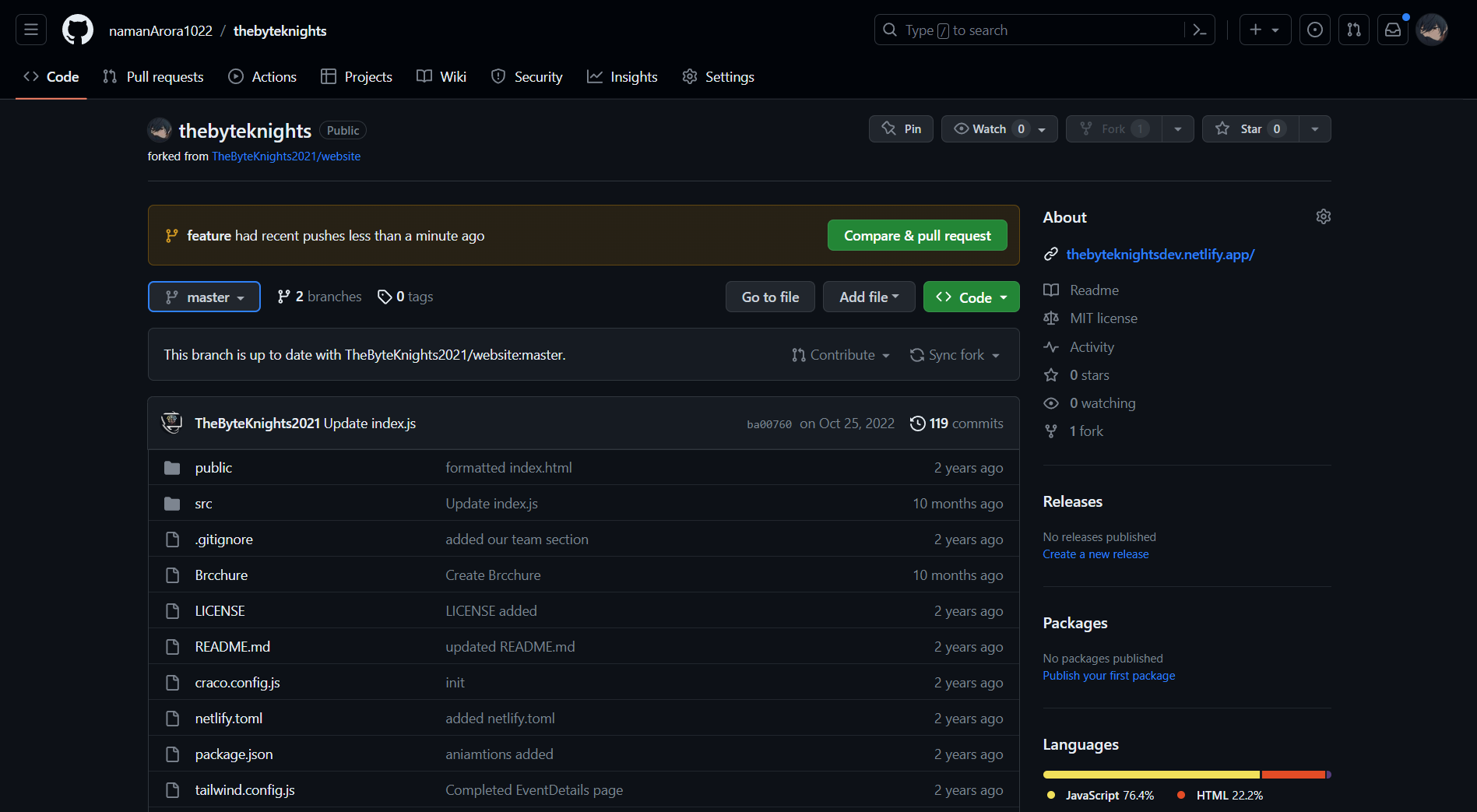 github repository